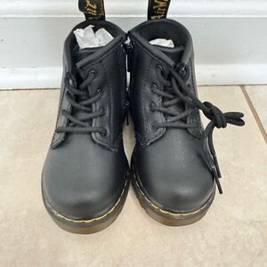 Dr. Martens Black Kids Boots